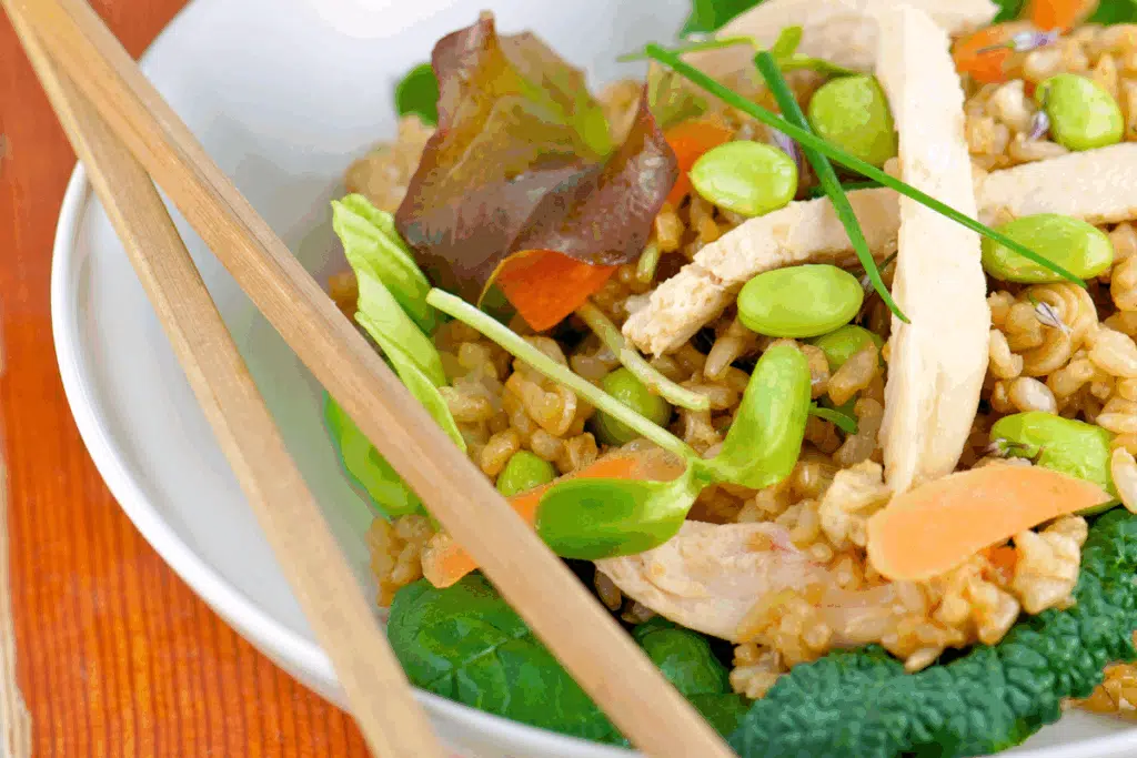 Edamame & Brown Rice Bowl Photo Credit Canva Pro Stock Image