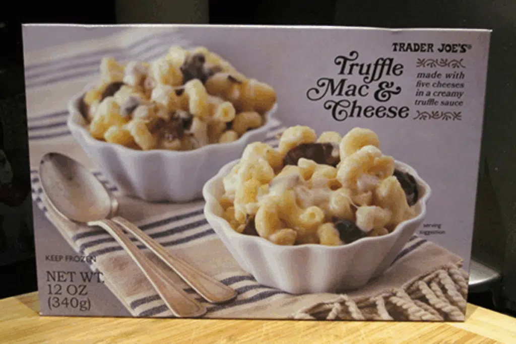 Frozen Truffle Mac & Cheese Photo Credit Tader Joes is the Best