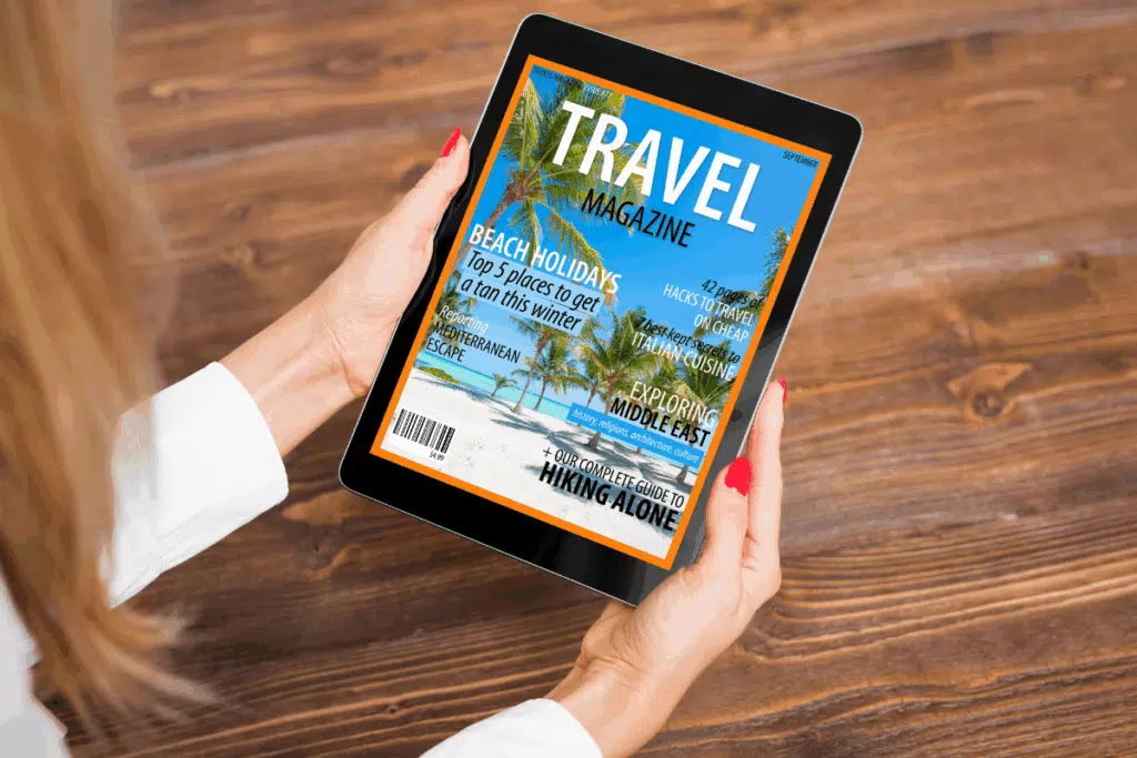 Magazine Photo Credit Canva Pro Stock Image