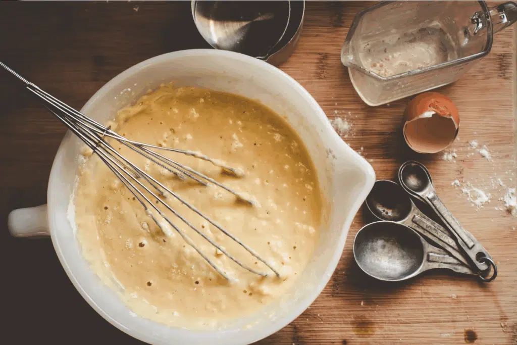 Mixing pancake batter Photo Credit Canva Pro Stock Image