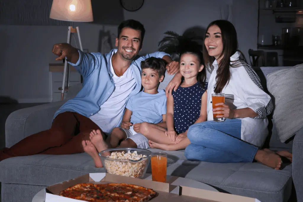 Movie night Photo Credit Canva Pro Stock Image