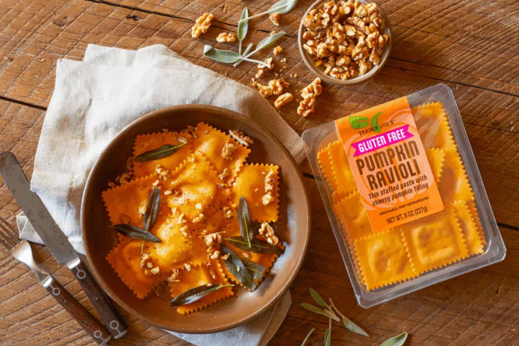Pumpkin Ravioli Photo Credit Trader Joes