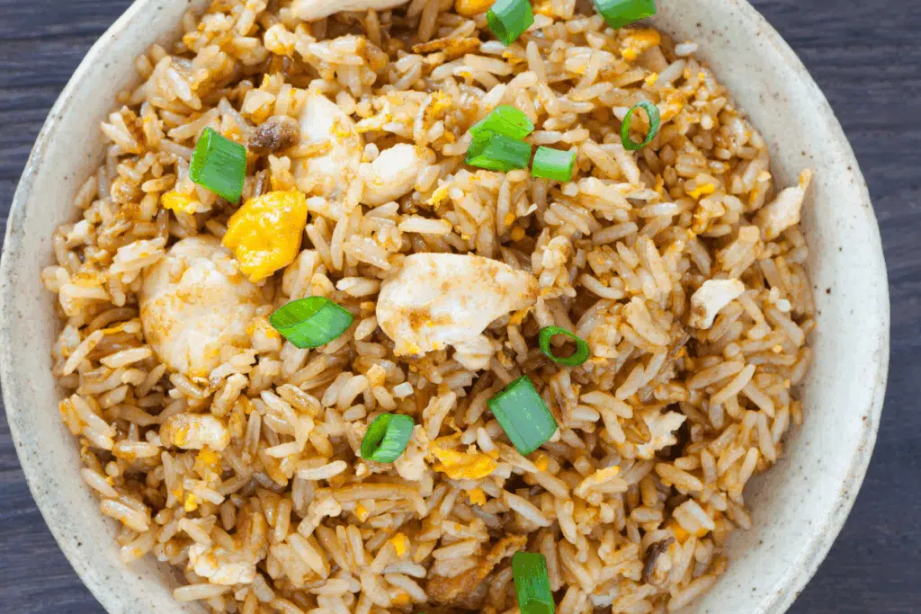 Rice and chicken Photo Credit Canva Pro Stock Image