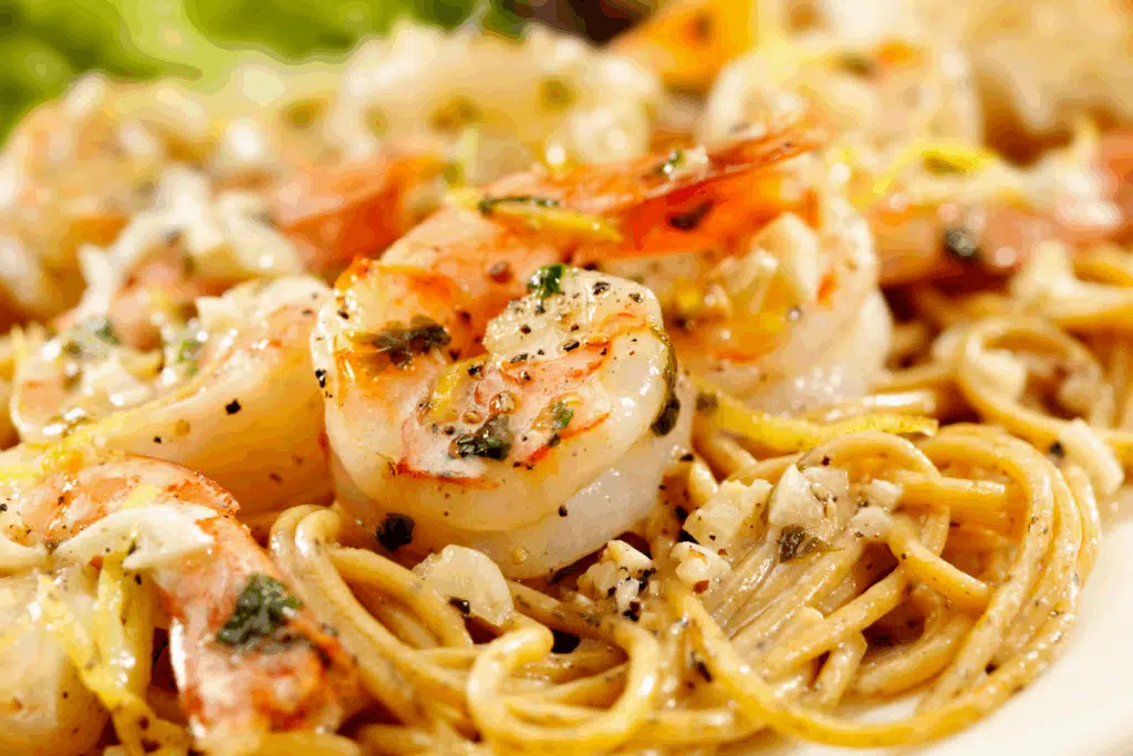 Shrimp Pasta Credit Canva Pro Stock Image