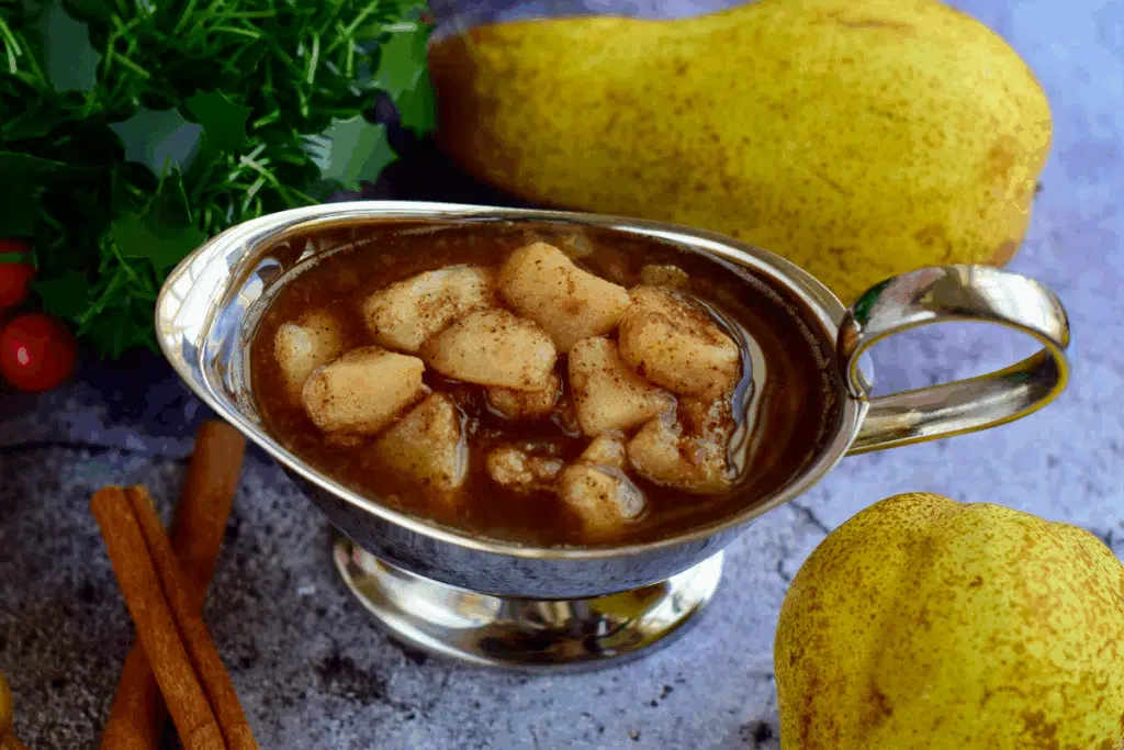Spiced Pear Compote Photo Credit Canva Pro Stock Image