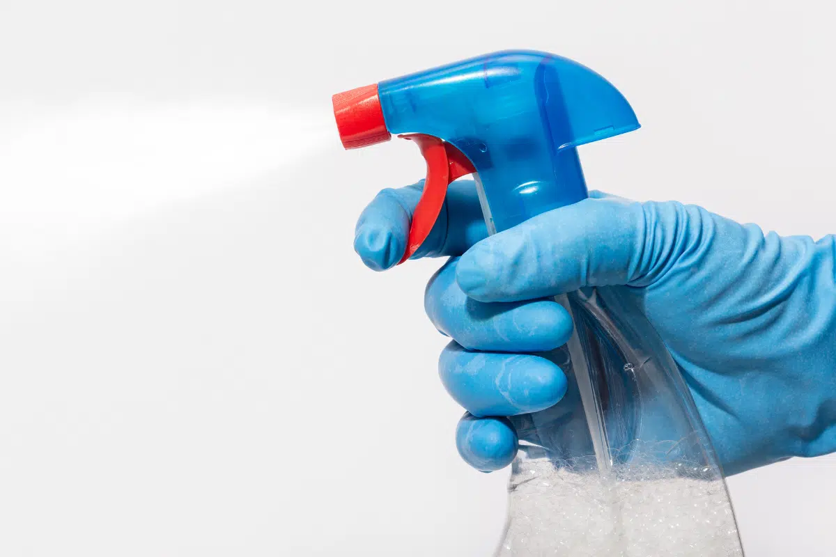 Spray cleaner Photo Credit Pro Housekeepers