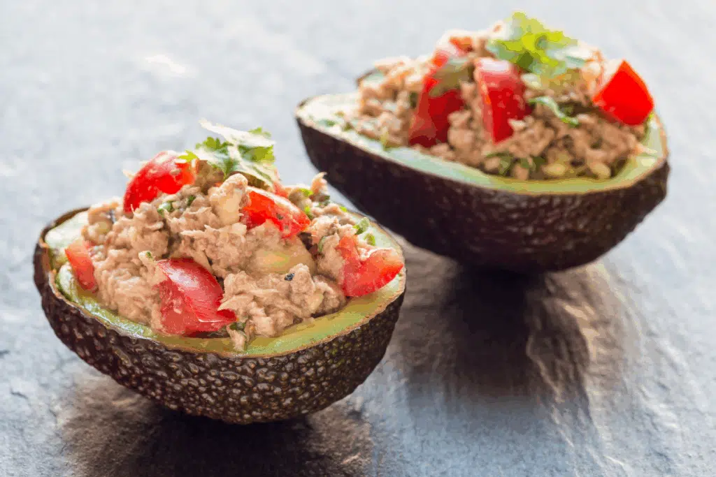 Tuna Stuffed Avocado Photo Credit Canva Pro Stock Image