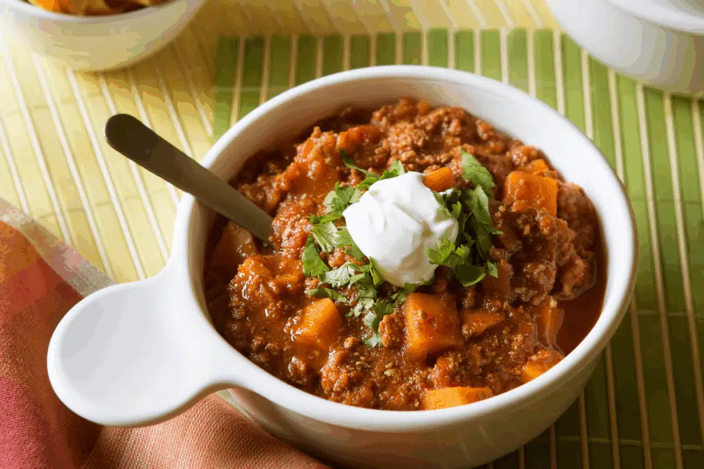 Turkey and sweet potato Chili Photo Credit Canva Pro Stock Image