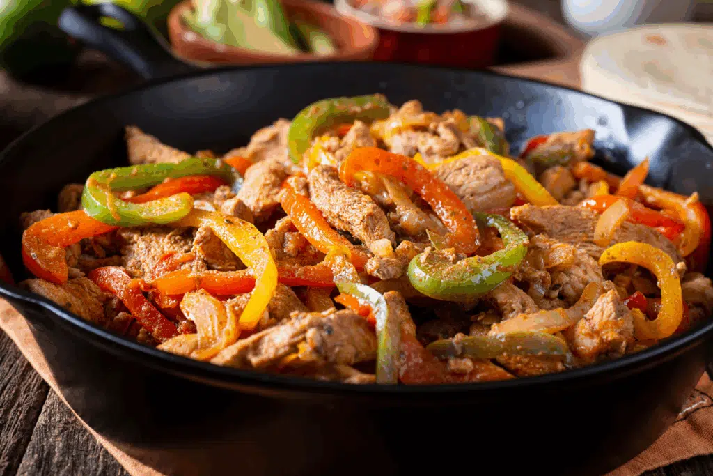 chicken fajitas Credit Canva Pro Stock Image