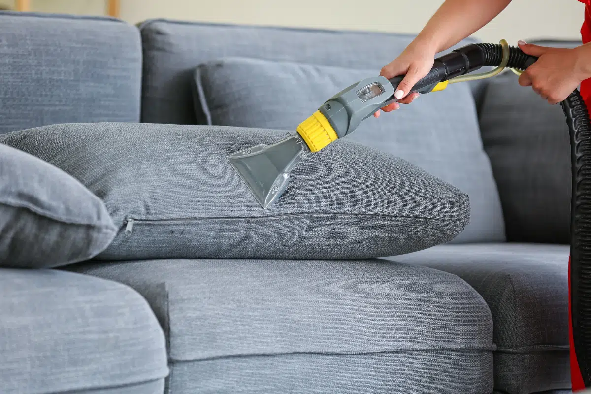 cleaning couch Photo Credit Canva Pro Stock Image