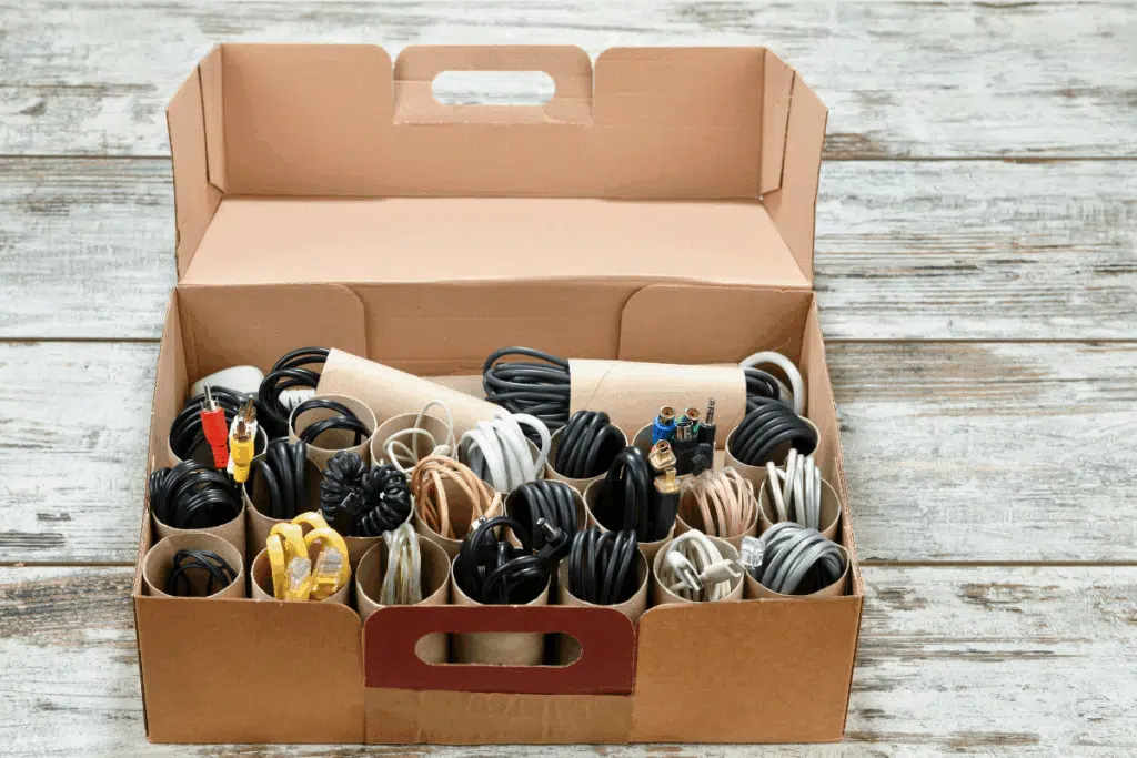 cord organizer Credit Canva Pro Stock Image