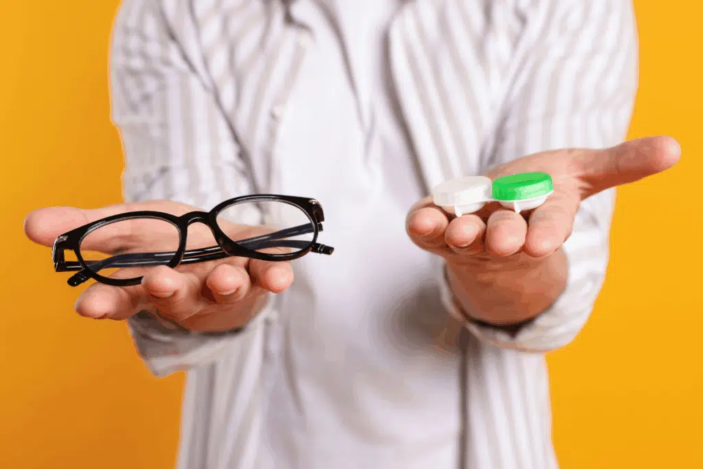 glasses and contacts Photo Credit Canva Pro Stock Image