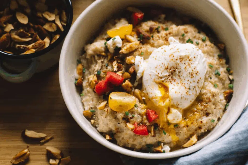 oatmeal egg Photo Credit Healthy Nibbles