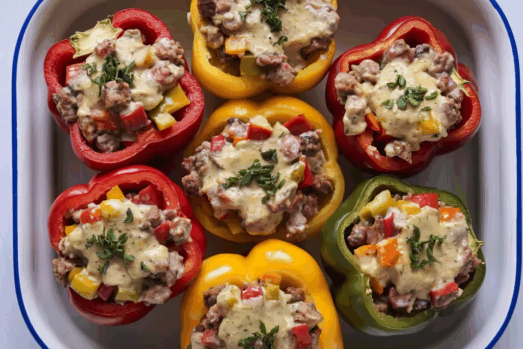 stuffed bell peppers Photo Credit Canva Pro Stock Image