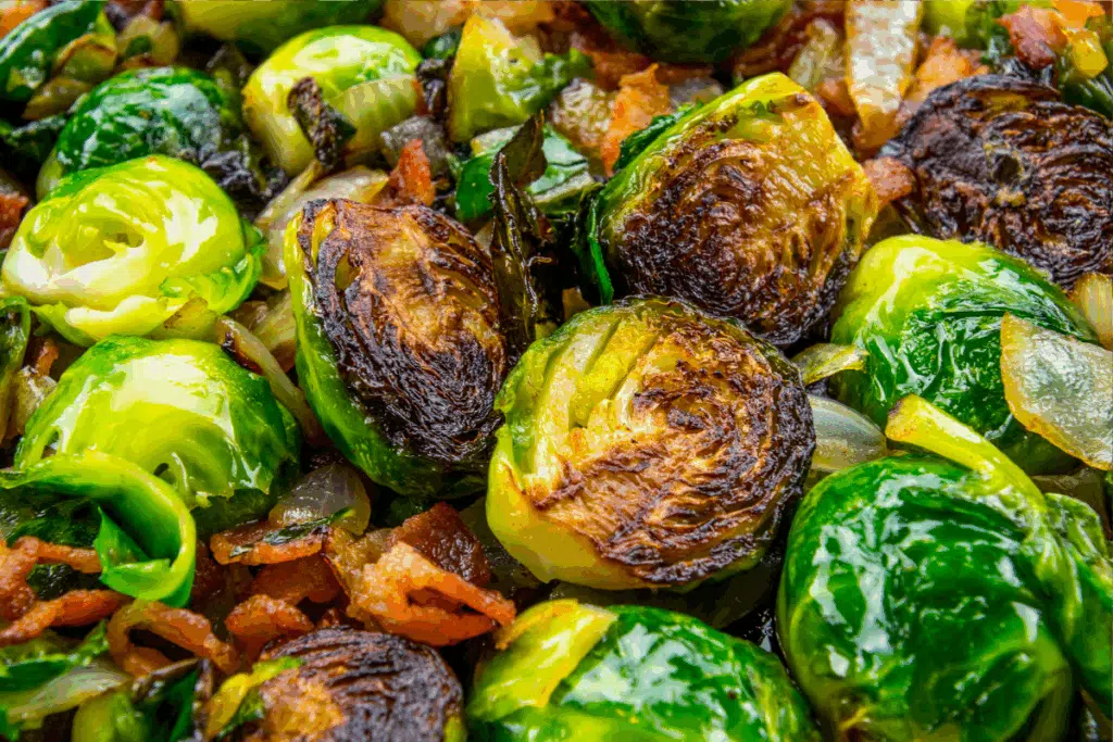 Air Fryer Brussel Sprouts Photo Credit Canva Pro Stock Image