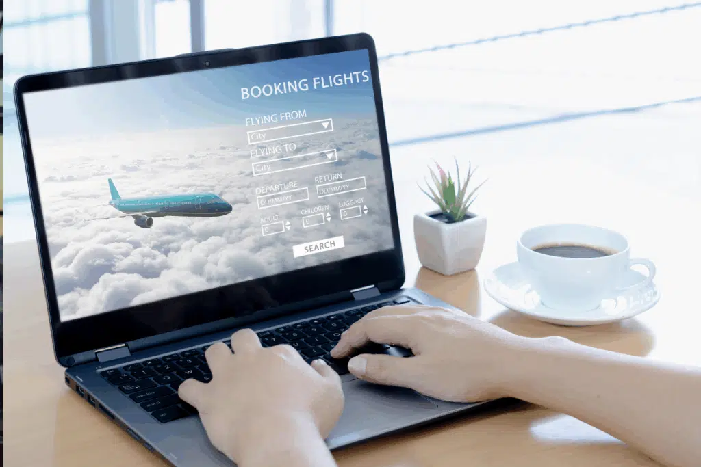 Airline website Photo Credit Canva Pro Stock Image