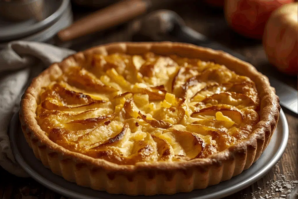 Apple Cheddar Quiche Photo Credit Canva Pro Stock Image