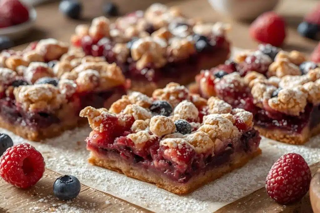 Berry crumble Bars Photo Credit Canva Pro Stock Image