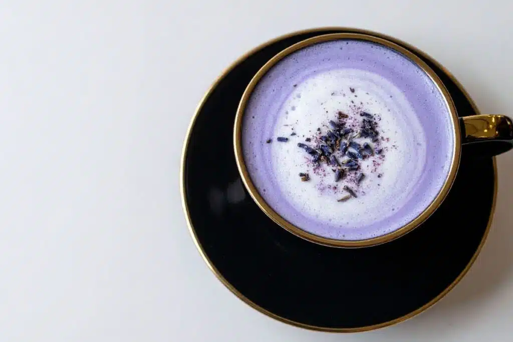 Blue Bottle Lavender Latte Photo Credit Canva Pro Stock Image