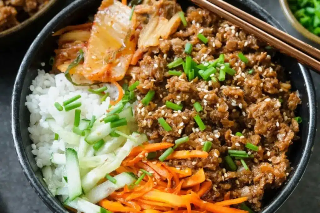 Bulgogi Fried Rice Bowls Photo Credit Get Recipe Cart