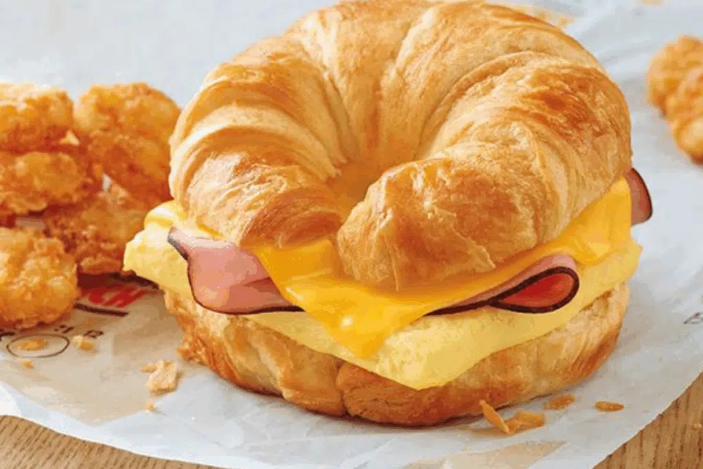 Burger King’s Croissan’wich Photo Credit Save Spree