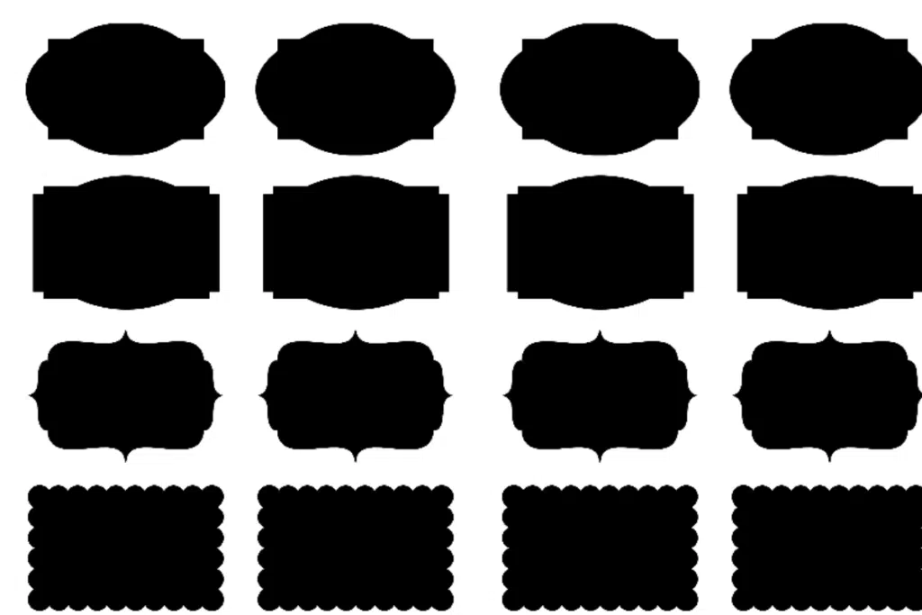 Chalkboard Labels Photo Credit Dollar Store