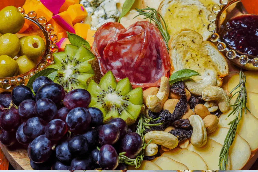 Charcuterie sweet and savory Photo Credit Canva pro Stock Image