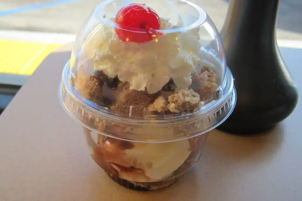 Chick fil A’s Chocolate Chunk Cookie Sundae Photo Credit Brand Eating
