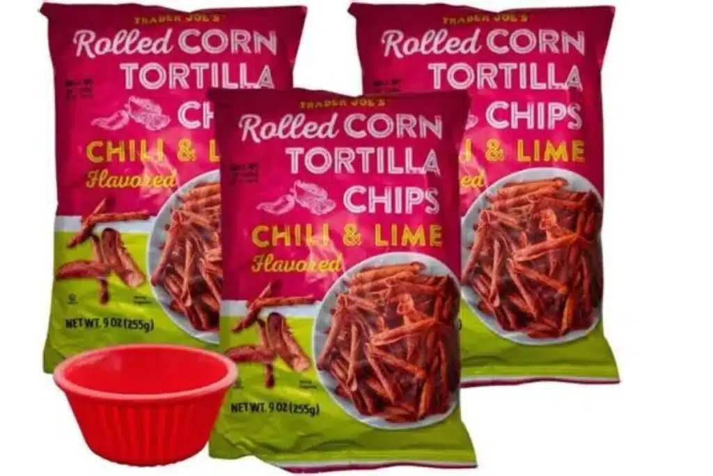 Chili & Lime Flavored Rolled Corn Tortilla Chips trader joes Photo Credit Amazon
