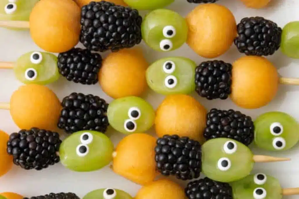 Dracula’s Fruit Kabobs Photo Credit Feel Good foodie