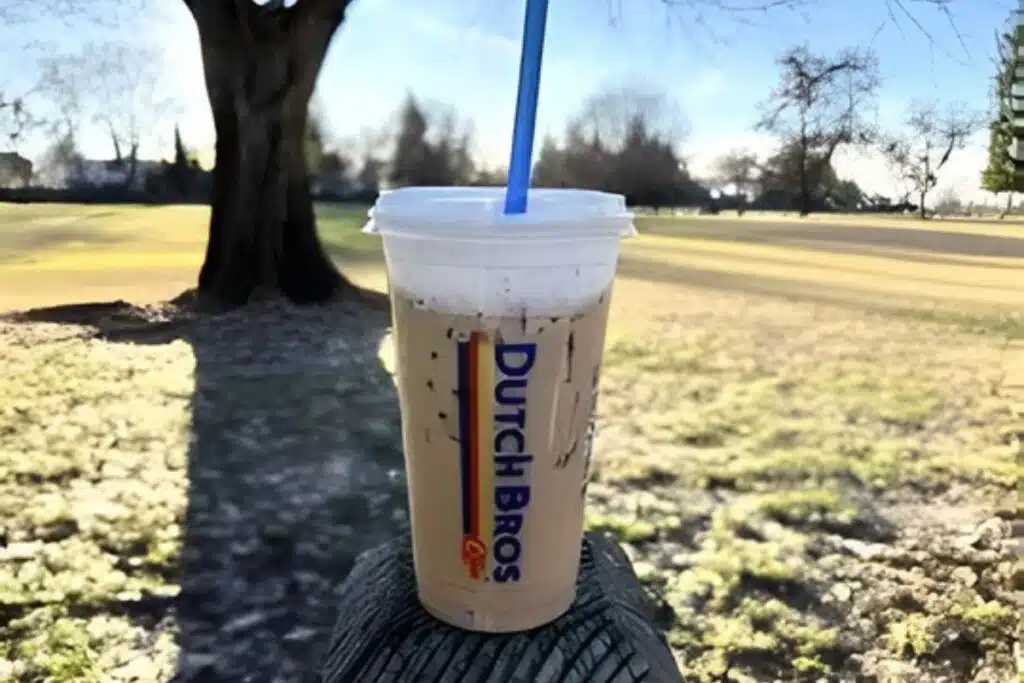 Dutch Bros. White Chocolate Raspberry Breve Photo Credit What the Froth