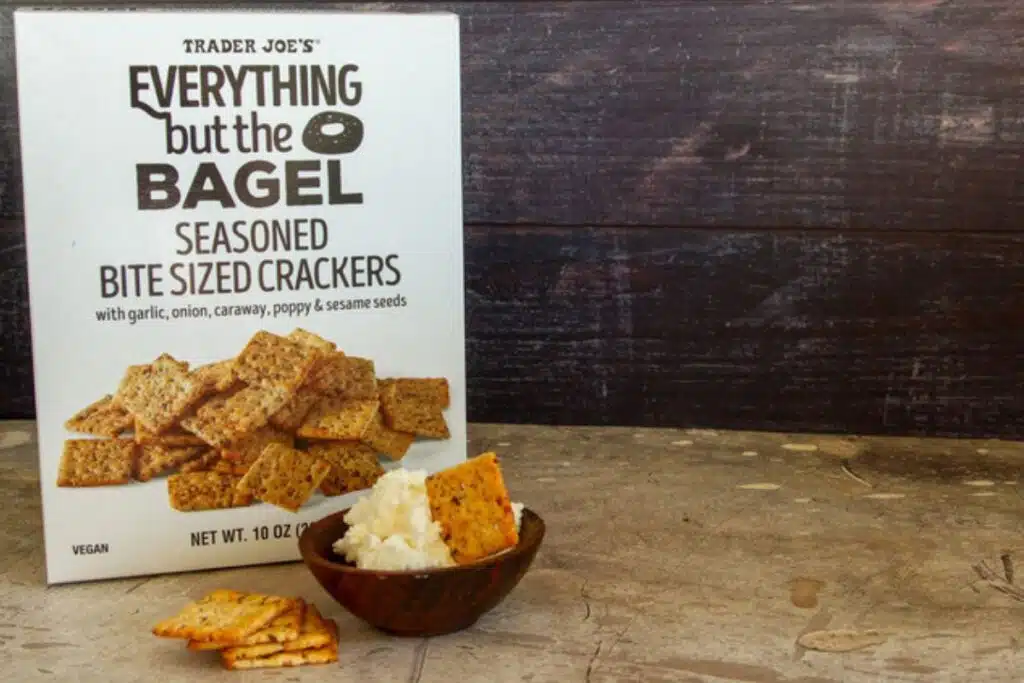 Everything But the Bagel Seasoned Crackers Trader Joes Photo Credit Chow Hound