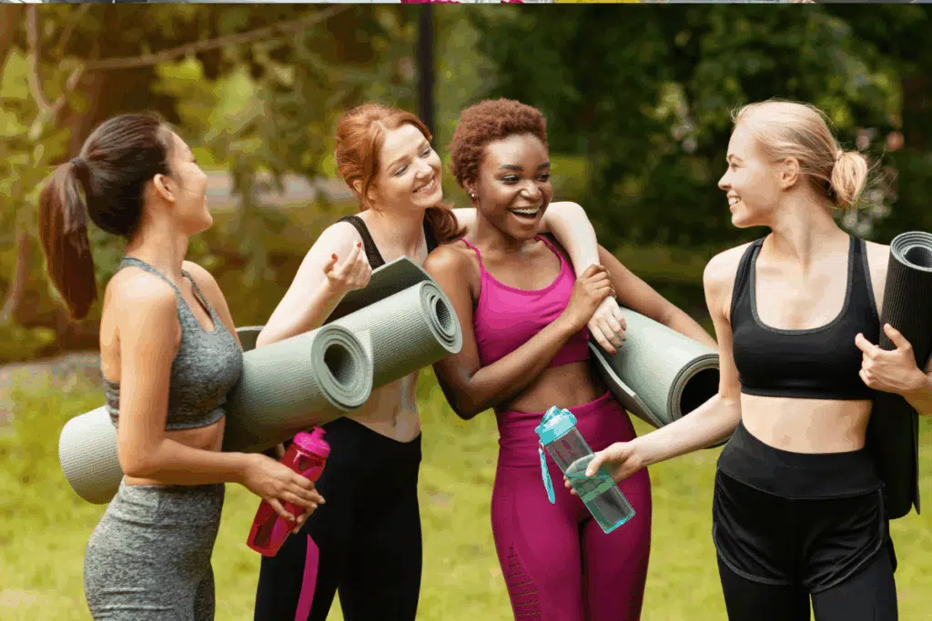 Exercising community Photo Credit Canva Pro Stock Image