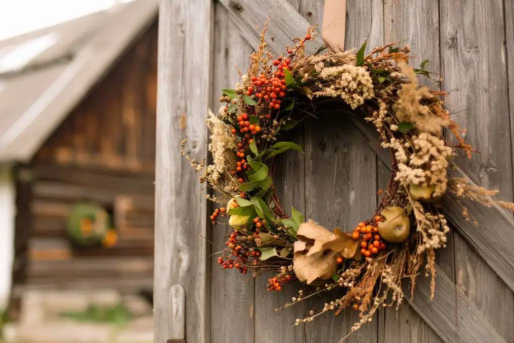Fall Wreath Photo Credit Canva Pro Stock Image