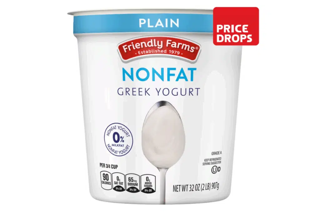 Friendly Farms Greek Yogurt Photo Credit Aldi