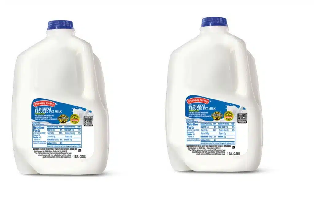 Friendly farms Milks Photo Credit Aldi