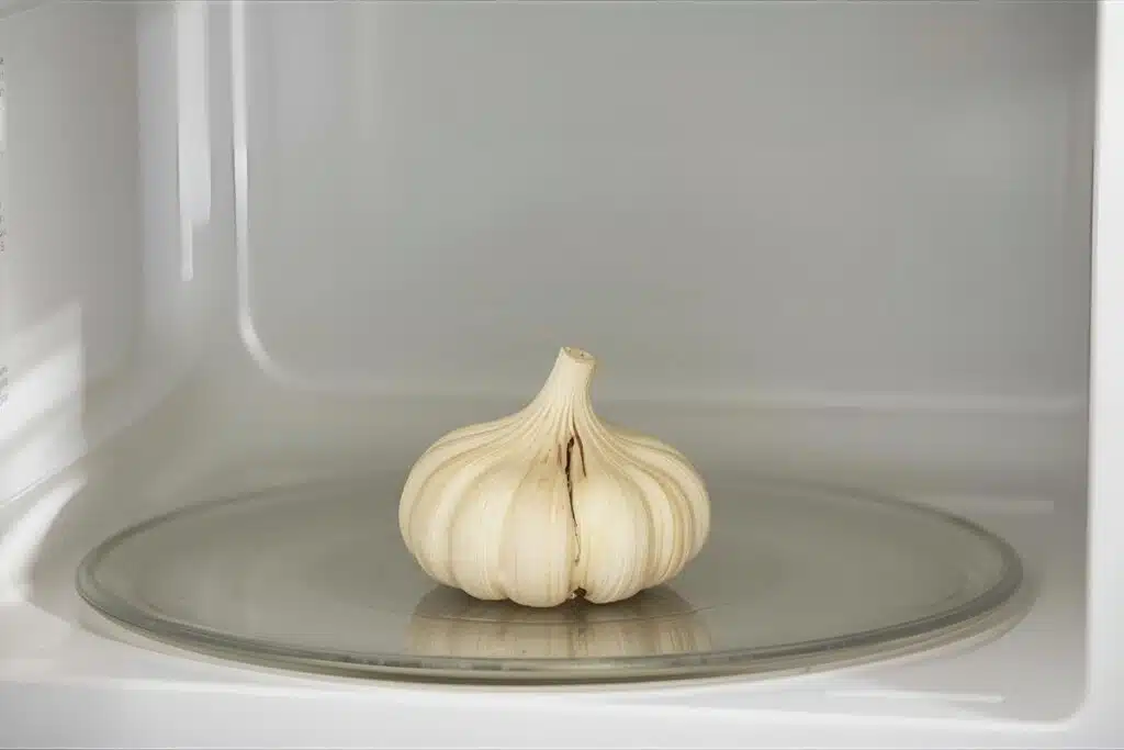 Garlic Microwave Photo Credit Canva Pro Stock Image