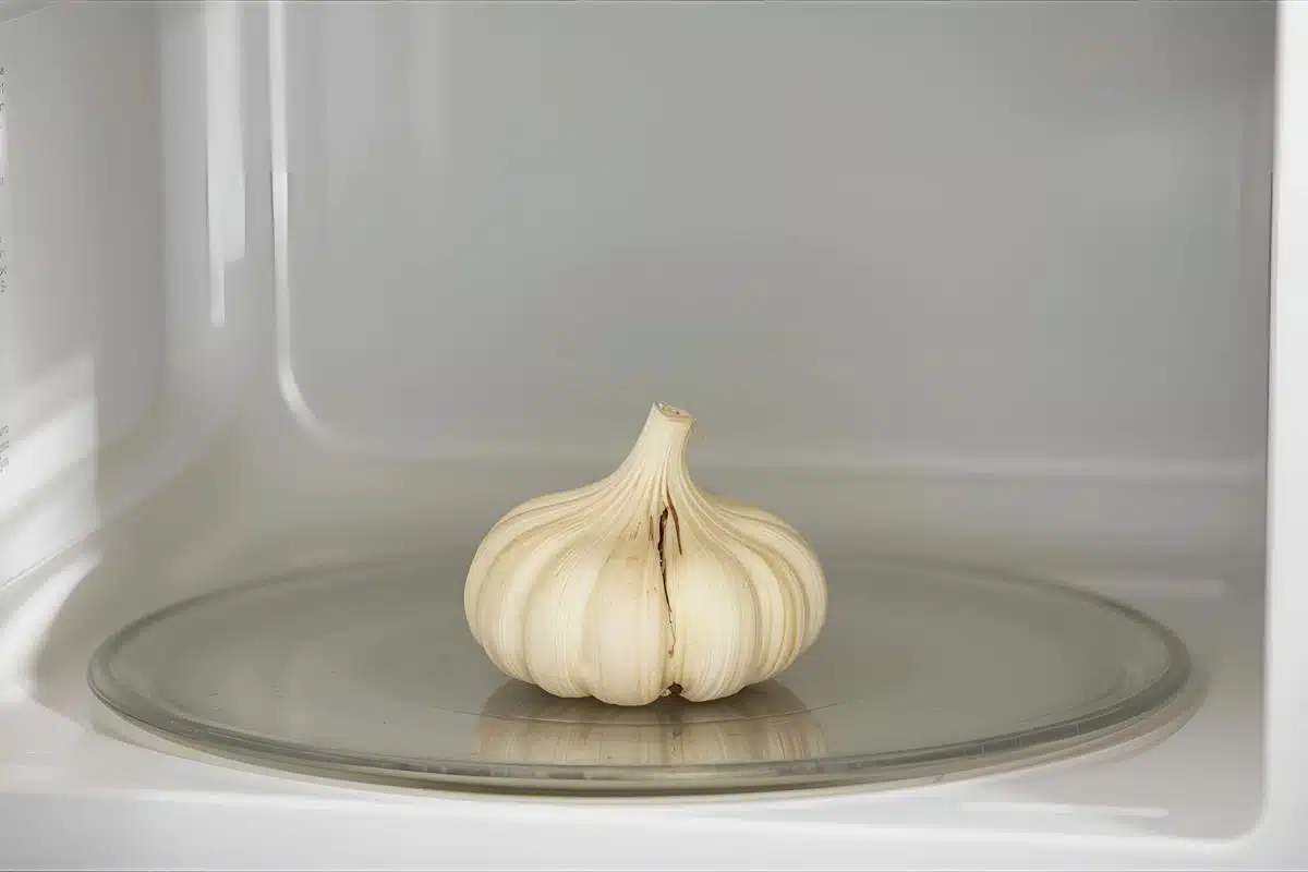 Garlic Microwave Photo Credit Canva Pro Stock Image