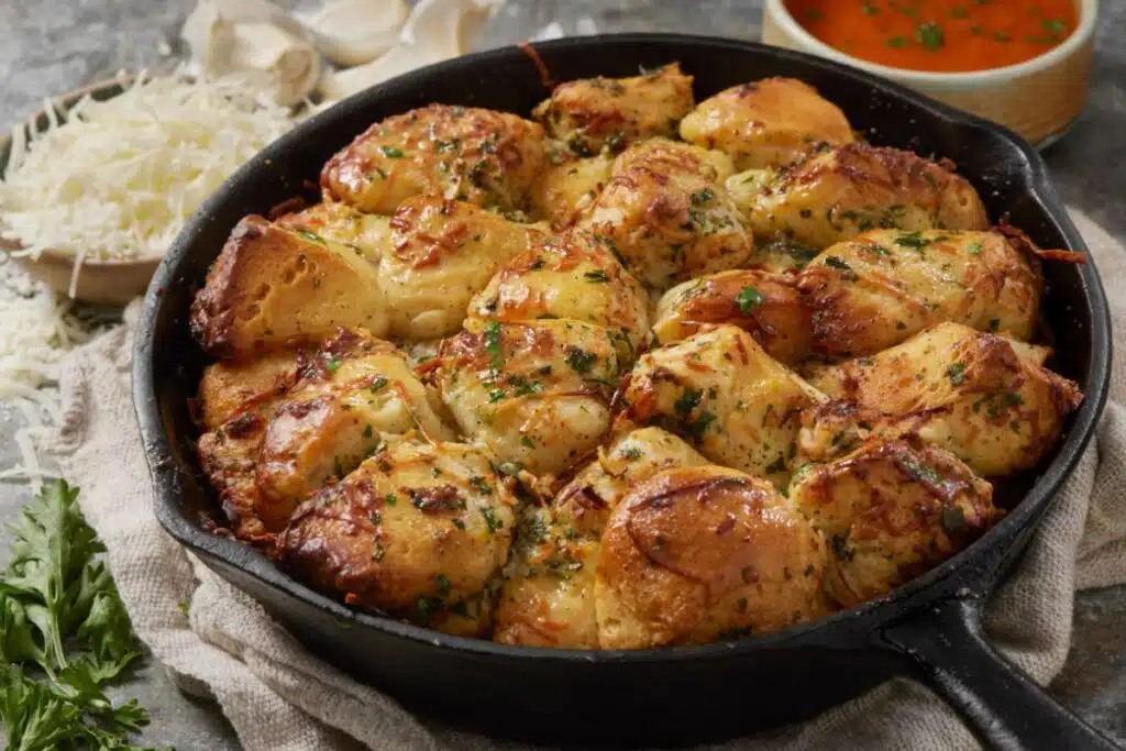 Garlic Parmesan Pull Apart Bread Credit Canva Pro Stock Image