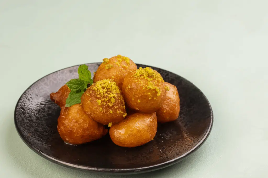 Greek Loukoumades (Honey Doughnuts) Photo Credit Canva Pro Stock Image