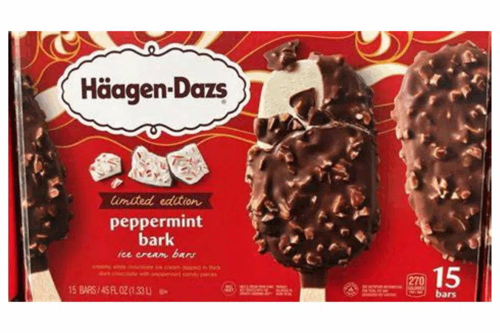 Häagen Dazs Peppermint Bark Ice Cream Bars Photo Credit The daily meal (1)