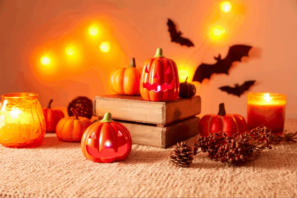 Halloween candles Photo Credit Canva Pro Stock Image