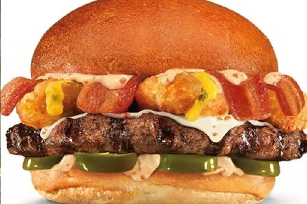 Hardees Frisco Burger Photo Credit Uber Eats