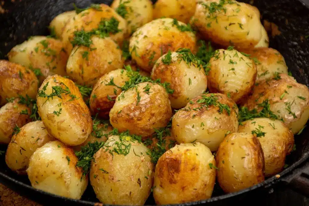 Herb Butter Baby Potatoes Photo Credit Canva pro Stock Image