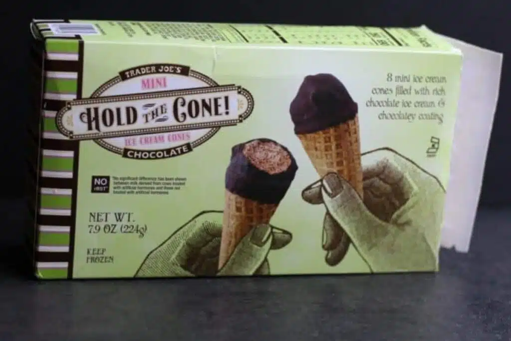 Hold the Cone! Mini Ice Cream Cones trader joes Photo Credit Become Betty