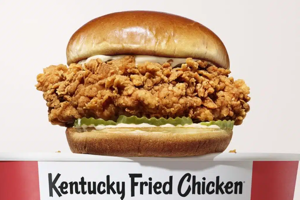 KFC Crispy Chicken Sandwich Photo Credit KFC