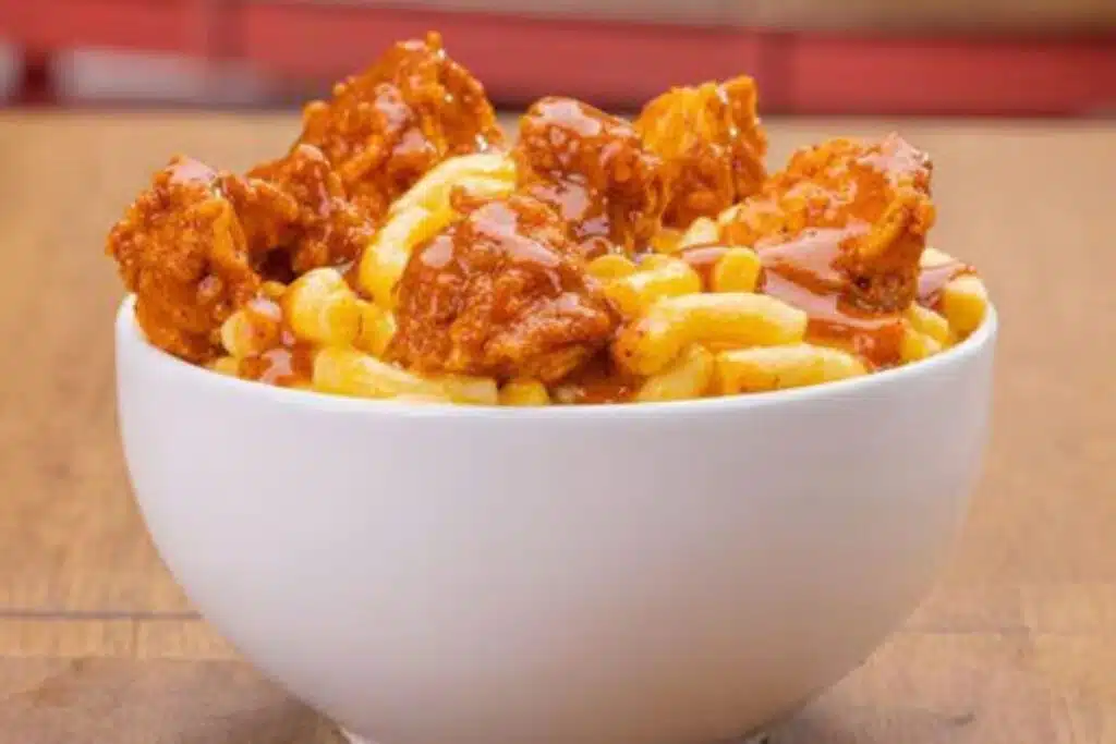 KFC Nashville Hot Mac & Cheese Bowl Photo Credit Trend Hunter