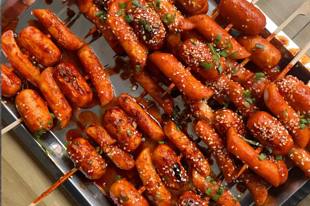 Korean Tteokbokki (Spicy Rice Cakes) Photo Credit Canva Pro Stock Image