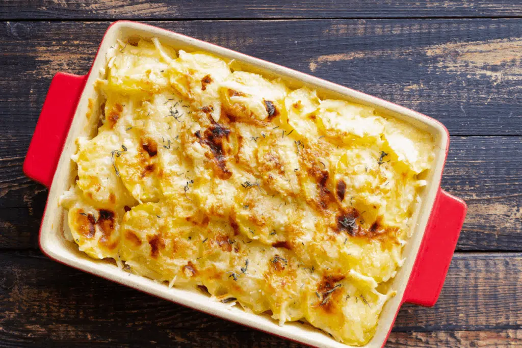 Mashed Potatoe Gratin Credit Canva pro Stock Image