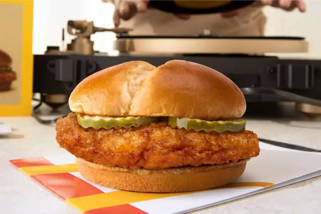 McDonald’s Crispy Chicken Sandwich Photo Credit Guys Gab